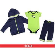 Pakaian anakl 1 Set Plus Jaket Baby Scots Apparel 90040