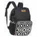 Backpack diaper bag 2 go peacock series - B2T1402